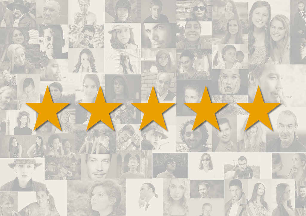 5 review stars